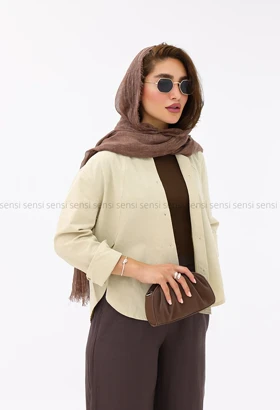 شومیز لینن رنگی