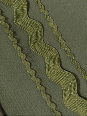 شومیز زنانه کریشه یقه مردانه نوار دوزی شده کلاسیک روژیار