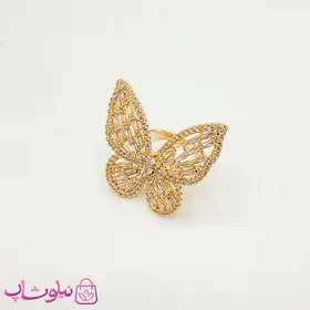 انگشتر دخترانه پروانه YSX طلایی رنگ