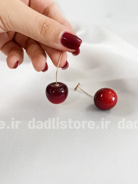 گوشواره گیلاسی فانتزی