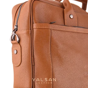 کیف اداری مردانه چرم یلسان مدل نکو کد 013-MC