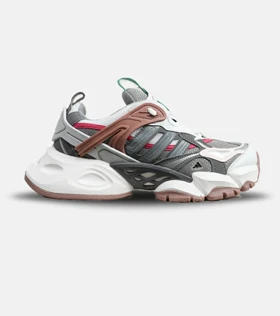کفش کتانی مردانه و زنانه طوسی سفید گلبهی ADIDAS performance x9000l4