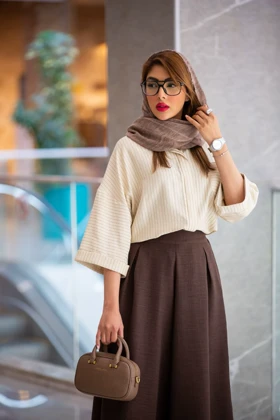 مانتو شومیز باکسی خطی