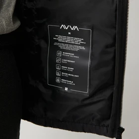 کاپشن پافر مشکی آووا - AVVA
