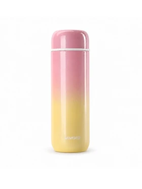 فلاسک جیبی سانتکو 200میلی لیتر SANTECO CAPSULE (زرد صورتی)