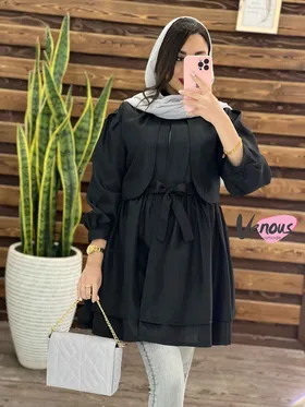مانتو نازلی ژیله دار
