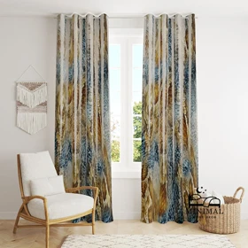 پرده اسپرت طرح پر مدل W4847