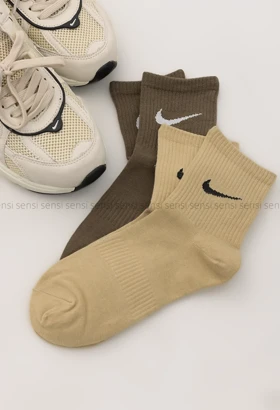 جوراب نایک نیم ساق انگلیسی کد1000051