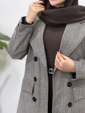 پالتو پشمی آستردار آیسو ناردین