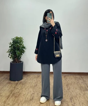مانتو گلدوزی نرگس 3