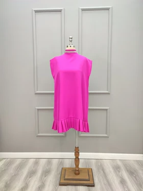 پیراهن کوتاه فری سایز نگین‌دار 2001