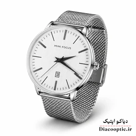 ساعت مچی مردانه اورجینال موتور ژاپن برند مینی فوکوس مدل Mf0115G.05 بند حصیری