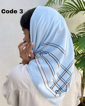 مینی اسکارف ابریشم توییل 4050