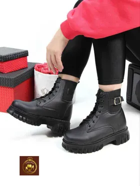 بوت لژدار جورابی زنانه دخترانه بندی papa