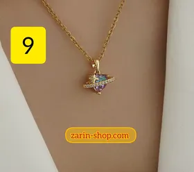 گردنبند زنانه استیل طرح طلا