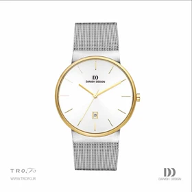 ساعت مچی عقربه ای مردانه دنیش دیزاین (Danish design) مدل IQ65Q971 Tåge Two-Tone Large