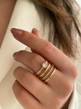 انگشتر چهار لاین ژوپینگ