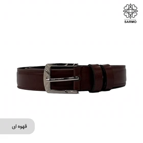 کمربند 2.5 سانت زبانه دار کد014 (قهوه ای)