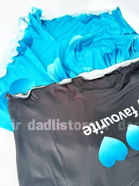 ست لباس خواب تاپ و شورتک طرح قلب