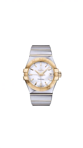 ساعت امگا کانسلیشن مردانه دورنگ طلایی ایندکس خط Omega Constellation silver gold