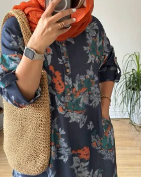 پیراهن مانتویی کمند
