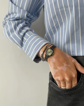 ساعت پروانه‌ای ضد آب استیل