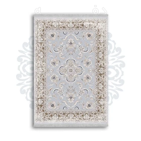*جدید* فرشینه از جنس پارچه شانل مخمل ترک طرح فانتزی برند دفه کد 1194