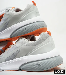 کفش کتانی بزرگ پا طوسی سفید NIKE zoom