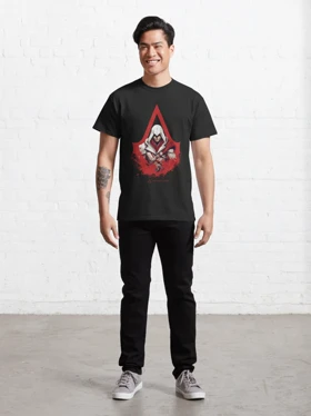 تیشرت با طرح Assassin's creed اساسینز کرید