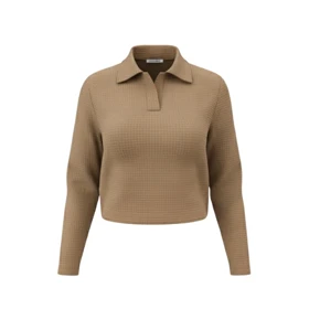 ست بلوز و شلوار زنانه مدل پاچه کشی یقه برگردان A67