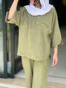 ست تونیک وشلوار کد 905