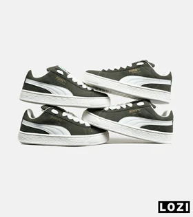 کفش کتانی ورزشی سبز مردانه و زنانه PUMA suede XL مدل 6933