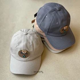 کلاه تابستانه نقابدار بچگانه طرح تدی PORORO