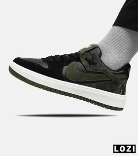 کفش مردانه و زنانه مشکی یشمی NIKE AIR JORDAN
