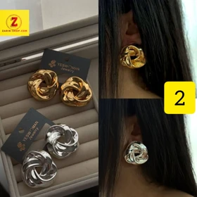 گوشواره بزرگ فانتزی زنانه دفرمه