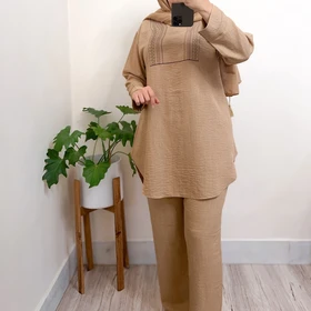 تونیک و شلوار شانتون