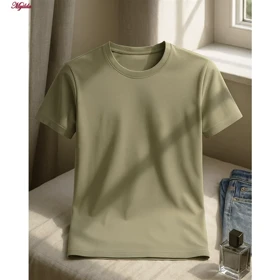 تیشرت آستین کوتاه مردانه برهان تن پوش مدل پنبه‌ای کد 1022