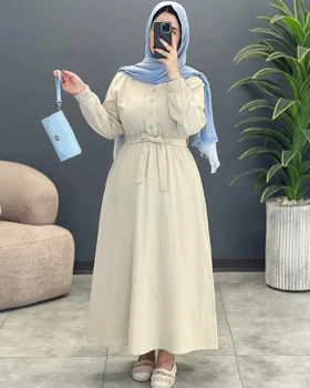 پیراهن پاپیون بهاره لینن