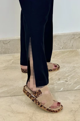 شلوار لینن بغل چاک