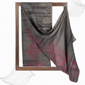 شال طرح هندسی زنانه - 39251737