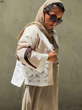 کت لینن ترکیبی