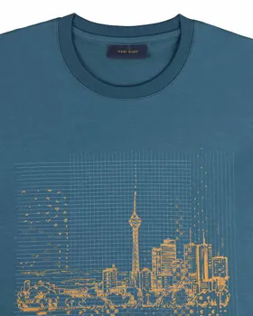 تیشرت طرح دار مردانه 2149