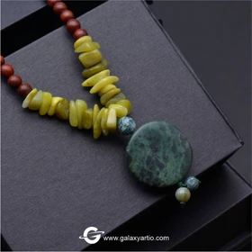گردنبند سنگ و چوب طبیعت