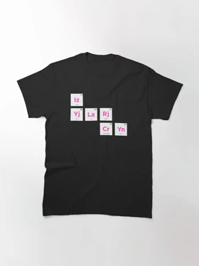 تیشرت ایتزی | ITZY - Periodic Table کد 225752