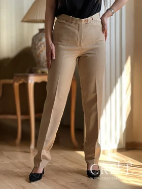 شلوار کرپ راسته قد 100