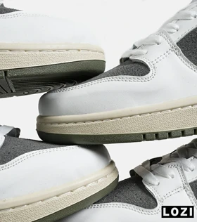 کفش کتانی مردانه و زنانه خاکستری کرم نایک NIKE SB Dunk مدل 7066