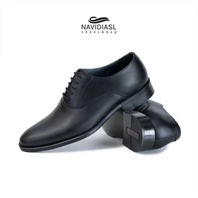 کفش مردانه چرم کلاسیک کد 7008011