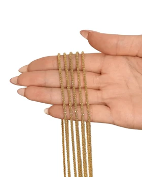 زنجیر خاویاری 2 میل استیل