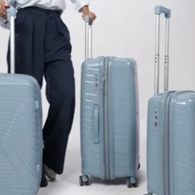 چمدان سایز متوسط مدل Rose Merry RL-313-Medium_L.blue