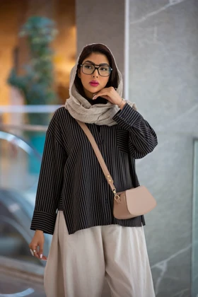 مانتو بابوس خطی ZARA